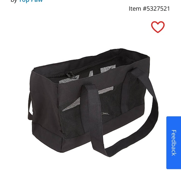 Small pet carrier black - Picture 3 of 4